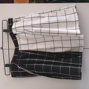 Black and White Skirt